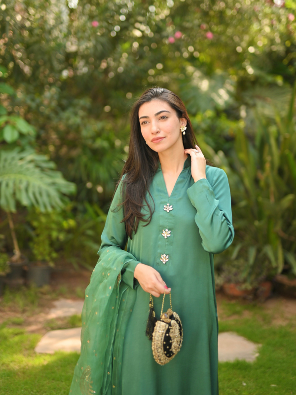 Summer Green Fancy and Party Wear