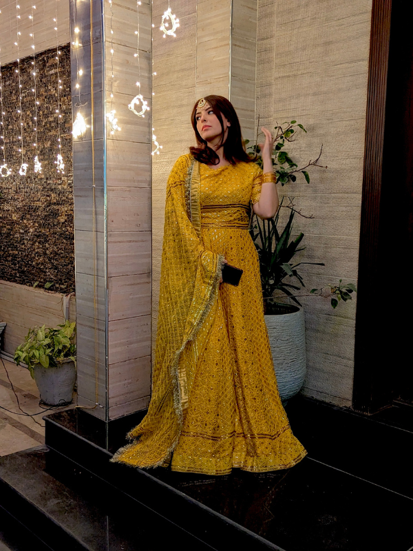 Kamdani Chickenari Lehnga