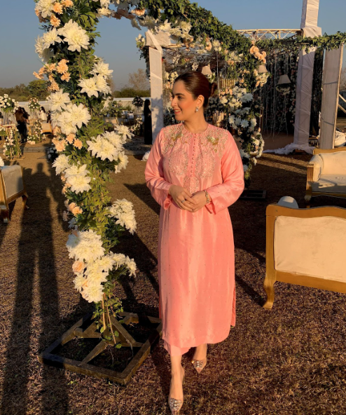 Hand worked Motifs - Synthetic Silk