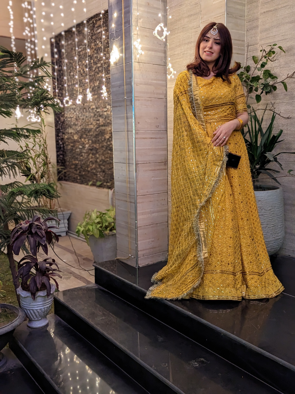 Kamdani Chickenari Lehnga