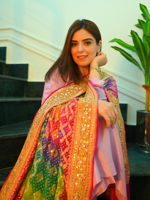 Multi Colored Bandhani